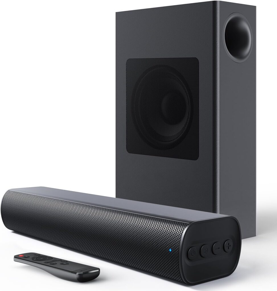 Bluedee SK300 Pro 60W 2.1 Soundbar with Wireless Subwoofer, DSP and Deep Bass
